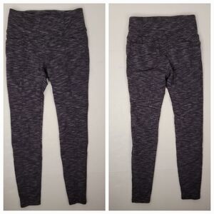 Athleta Sz S Leggings Metro Side Pockets Space Dye Womens  73686